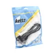 Slika Kettz KT-PC8 napojni kabl za laptop (detelina) 1.8m
